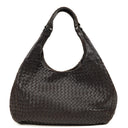 Bottega Veneta Medium Campana Brown Nappa Intrecciato Hobo Bag