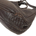 Bottega Veneta Medium Campana Brown Nappa Intrecciato Hobo Bag