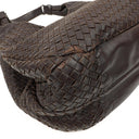 Bottega Veneta Medium Campana Brown Nappa Intrecciato Hobo Bag