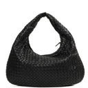 Bottega Veneta Medium Veneta Black Nappa Intrecciato Hobo Bag