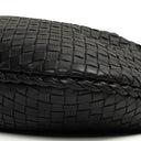 Bottega Veneta Medium Veneta Black Nappa Intrecciato Hobo Bag