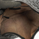 Bottega Veneta Medium Veneta Black Nappa Intrecciato Hobo Bag