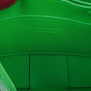 Bottega Veneta Mini Cassette Parakeet Maxi Intrecciato Leather Crossbody Bag
