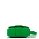 Bottega Veneta Mini Cassette Parakeet Maxi Intrecciato Leather Crossbody Bag