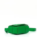 Bottega Veneta Mini Cassette Parakeet Maxi Intrecciato Leather Crossbody Bag