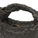 Bottega Veneta Mini Jodie Brown Top Handle Bag