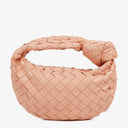 Bottega Veneta Mini Jodie Peach Nappa Intrecciato Bag