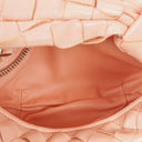 Bottega Veneta Mini Jodie Peach Nappa Intrecciato Bag