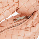 Bottega Veneta Mini Jodie Peach Nappa Intrecciato Bag