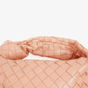 Bottega Veneta Mini Jodie Peach Nappa Intrecciato Bag