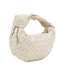 Bottega Veneta Mini Jodie White Nappa Intrecciato Bag