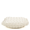 Bottega Veneta Mini Jodie White Nappa Intrecciato Bag