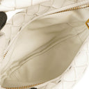 Bottega Veneta Mini Jodie White Nappa Intrecciato Bag