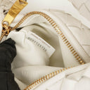 Bottega Veneta Mini Jodie White Nappa Intrecciato Bag