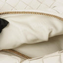 Bottega Veneta Mini Jodie White Nappa Intrecciato Bag