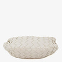 Bottega Veneta Mini Jodie White Nappa Intrecciato Bag