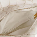 Bottega Veneta Mini Jodie White Nappa Intrecciato Bag