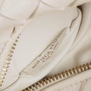 Bottega Veneta Mini Jodie White Nappa Intrecciato Bag