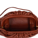 Bottega Veneta Mini Pouch With Strap In Brown Calfskin