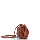 Bottega Veneta Mini Pouch With Strap In Brown Calfskin
