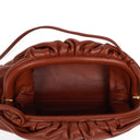 Bottega Veneta Mini Pouch With Strap In Brown Calfskin