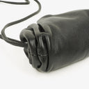 Bottega Veneta Nano Pouch With Strap In Black Calfskin