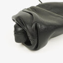 Bottega Veneta Nano Pouch With Strap In Black Calfskin