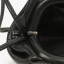 Bottega Veneta Nano Pouch With Strap In Black Calfskin