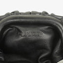 Bottega Veneta Nano Pouch With Strap In Black Calfskin