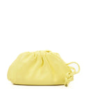 Bottega Veneta Nano Pouch With Strap In Yellow Calfskin
