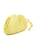 Bottega Veneta Nano Pouch With Strap In Yellow Calfskin