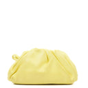 Bottega Veneta Nano Pouch With Strap In Yellow Calfskin