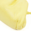 Bottega Veneta Nano Pouch With Strap In Yellow Calfskin