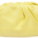Bottega Veneta Nano Pouch With Strap In Yellow Calfskin