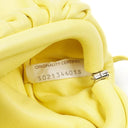 Bottega Veneta Nano Pouch With Strap In Yellow Calfskin