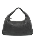 Bottega Veneta Nappa Intrecciato Black Large Veneta Hobo Bag