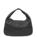 Bottega Veneta Nappa Intrecciato Black Medium Veneta Hobo Bag