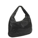 Bottega Veneta Nappa Intrecciato Black Medium Veneta Hobo Bag