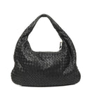 Bottega Veneta Nappa Intrecciato Black Medium Veneta Hobo Bag