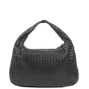 Bottega Veneta Nappa Intrecciato Black Medium Veneta Hobo Bag