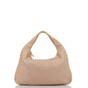 Bottega Veneta Nappa Intrecciato Light Pink Medium Veneta Hobo Bag