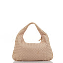 Bottega Veneta Nappa Intrecciato Light Pink Medium Veneta Hobo Bag