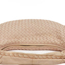 Bottega Veneta Nappa Intrecciato Light Pink Medium Veneta Hobo Bag