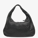 Bottega Veneta Nappa Intrecciato Medium Veneta Hobo Black