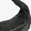 Bottega Veneta Nappa Intrecciato Medium Veneta Hobo Black