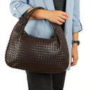 Bottega Veneta Nappa Intrecciato Medium Veneta Hobo Brown