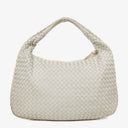 Bottega Veneta Nappa Intrecciato Medium Veneta Hobo White