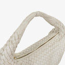 Bottega Veneta Nappa Intrecciato Medium Veneta Hobo White