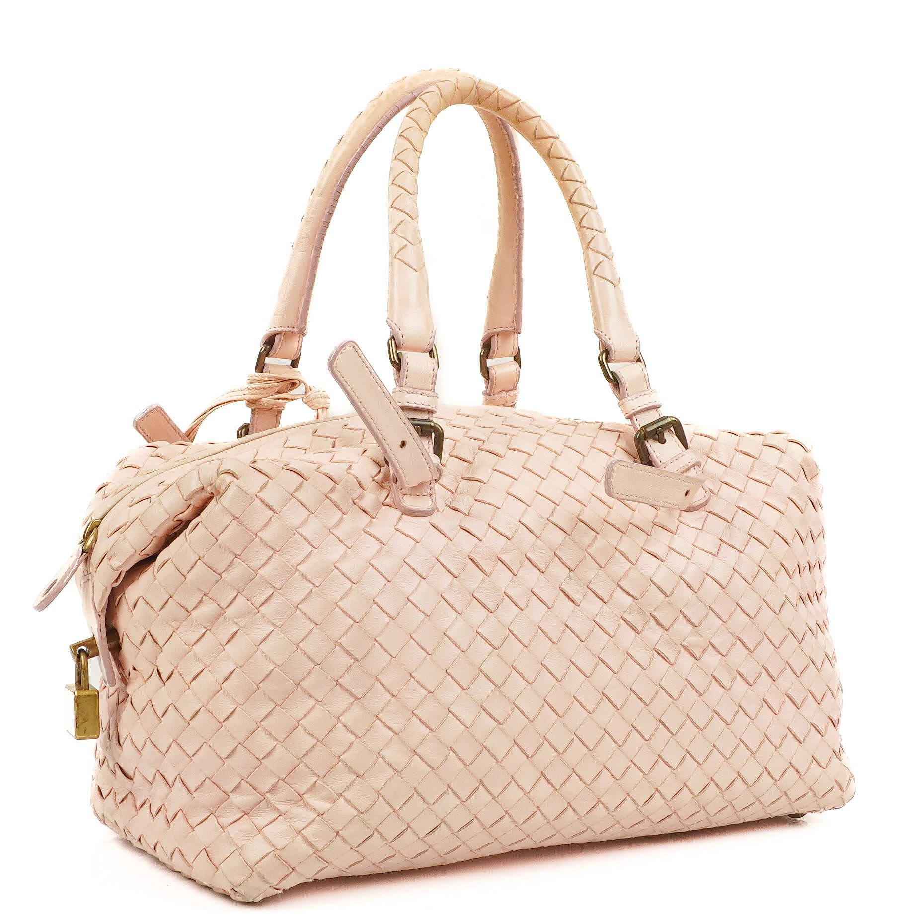 Bottega Veneta Nappa Intrecciato Montaigne Lotus Bag