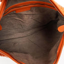 Bottega Veneta Nappa Intrecciato Orange Large Veneta Hobo Bag With Fringe